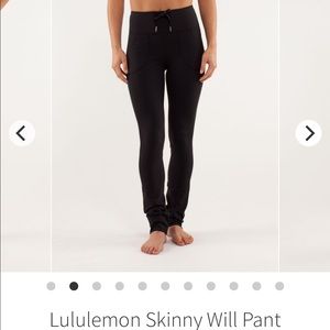 Lululemon Skinny Will high-waisted Leggings. Navy
